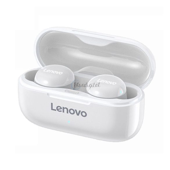 LENOVO LP11 bluetooth fülhallgató SZTEREO (v5.0, TWS, mikrofon + töltőtok, SPORT) FEHÉR