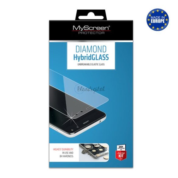 MYSCREEN HYBRIDGLASS képernyővédő üveg (flexibilis, kék fény elleni védelem, ultravékony, 0.15mm, 3H, NEM íves) ÁTLÁTSZÓ Apple iPhone 13 Pro Max