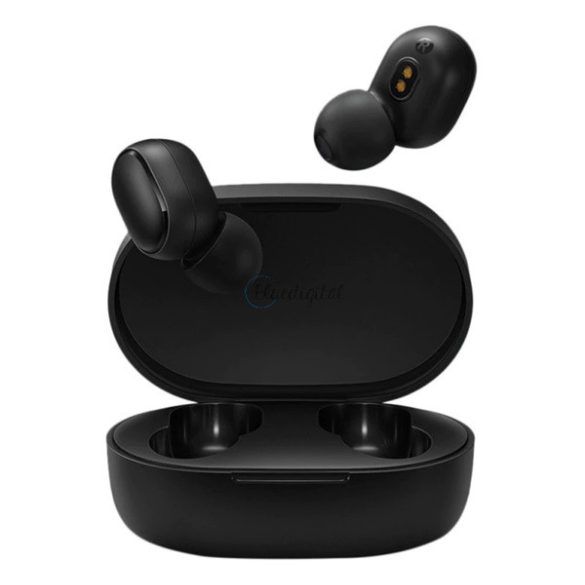 XIAOMI AirDots/EarBuds Basic 2S bluetooth fülhallgató SZTEREO (v5.0, TWS, extra mini + töltőtok) FEKETE