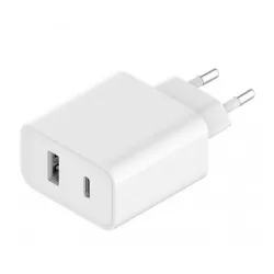   XIAOMI hálózati töltő USB+Type-C aljzat (33W, PD gyorstöltő 3.0) FEHÉR