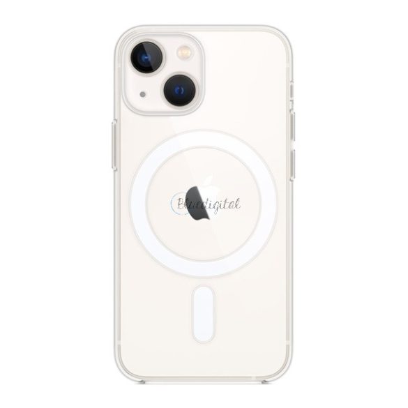 APPLE szilikon telefonvédő (Magsafe rögzítésű, mágneses) ÁTLÁTSZÓ Apple iPhone 13 mini