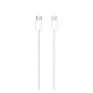 APPLE adatkábel (Type-C - Type-C, gyorstöltő, 100cm, MUF72ZM/A utód) FEHÉR 
