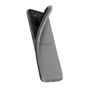CELLULARLINE CHROMA szilikon telefonvédő (matt, mikrofiber plüss belső) FEKETE Samsung Galaxy A03s (SM-A037F)