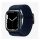 SPIGEN LITE FIT pótszíj (egyedi méret, nagy, textil) SÖTÉTKÉK Apple Watch Series 2 42mm, Apple Watch Series 3 42mm, Apple Watch Series 4 44mm, Apple Watch Series 5 44mm, Apple Watch Series 6 44mm, Apple Watch Series SE 44mm, Apple W