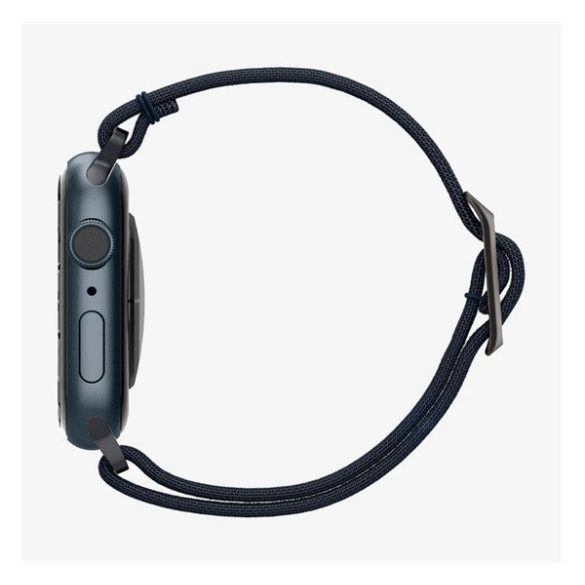 SPIGEN LITE FIT pótszíj (egyedi méret, nagy, textil) SÖTÉTKÉK Apple Watch Series 2 42mm, Apple Watch Series 3 42mm, Apple Watch Series 4 44mm, Apple Watch Series 5 44mm, Apple Watch Series 6 44mm, Apple Watch Series SE 44mm, Apple W