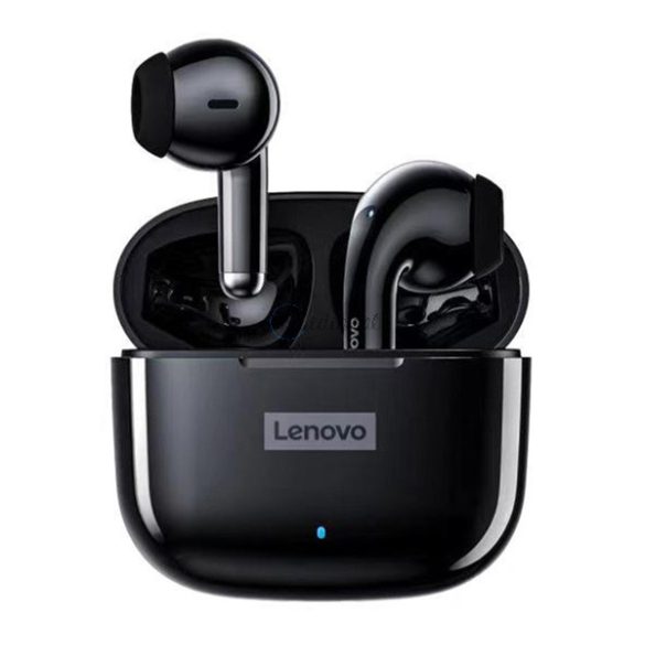 LENOVO LP40 bluetooth fülhallgató SZTEREO (v5.1, TWS, mikrofon, zajszűrő + töltőtok) FEKETE Asus Zenfone 9, Asus ROG Phone 6, Motorola Moto G42 (XT2233), Xiaomi Redmi 10 (2022), Alcatel 1B (2022