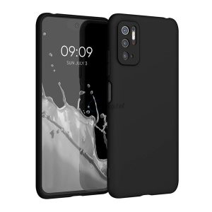 Szilikon telefonvédő (ultravékony) FEKETE Xiaomi Redmi Note 10 5G (Poco M3 Pro 5G)