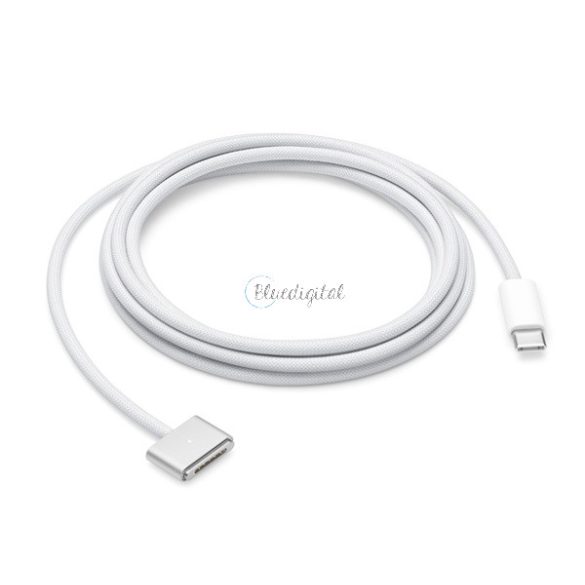 APPLE adatkábel (Type-C - MagSafe 3, gyorstöltő, 200cm) FEHÉR