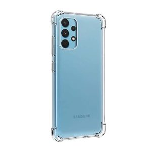 Szilikon telefonvédő (közepesen ütésálló, légpárnás sarok) ÁTLÁTSZÓ Samsung Galaxy A32 4G (SM-A325)