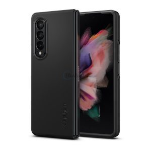 SPIGEN AIRSKIN szilikon telefonvédő (közepesen ütésálló) FEKETE Samsung Galaxy Z Fold3 5G (SM-F926)