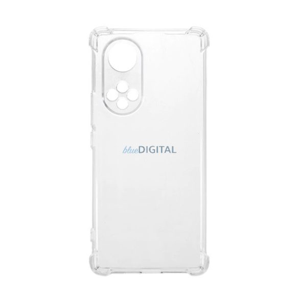 Szilikon telefonvédő (ütésállóság, légpárnás sarok) ÁTLÁTSZÓ Honor 50, Huawei Nova 9