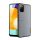 DUX DUCIS FINO szilikon telefonvédő (műanyag belső, közepesen ütésálló, rács minta) SZÜRKE Samsung Galaxy A03s (SM-A037F)