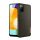 DUX DUCIS FINO szilikon telefonvédő (műanyag belső, közepesen ütésálló, rács minta) SÖTÉTZÖLD Samsung Galaxy A03s (SM-A037F)