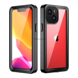 REDPEPPER vízhatlan / vízálló tok, AQUA (2 méterig, IP68, közepesen ütésálló, légpárnás sarok, logo kivágás) ÁTLÁTSZÓ Apple iPhone 13 mini