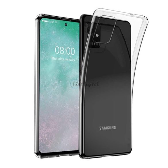 Szilikon telefonvédő (ultravékony) ÁTLÁTSZÓ Samsung Galaxy A03s (SM-A037F)
