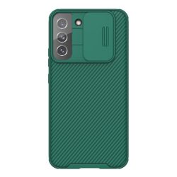  NILLKIN CAMSHIELD PRO műanyag telefonvédő (szilikon keret, közepesen ütésálló, kamera védelem, csíkos minta) SÖTÉTZÖLD Samsung Galaxy S22 Plus 5G (SM-S906)