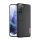 DUX DUCIS FINO szilikon telefonvédő (műanyag belső, közepesen ütésálló, rács minta) FEKETE Samsung Galaxy S22 Plus 5G (SM-S906)