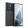 Szilikon telefonvédő (közepesen ütésálló, csíkos, dombor minta) FEKETE Samsung Galaxy S22 Ultra 5G (SM-S908)