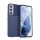 Szilikon telefonvédő (közepesen ütésálló, csíkos, dombor minta) SÖTÉTKÉK Samsung Galaxy S22 Plus 5G (SM-S906)