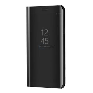 Tok álló (aktív FLIP, oldalra nyíló, asztali tartó funkció, tükrös felület, Mirror View Case) FEKETE Samsung Galaxy S22 Ultra 5G (SM-S908)
