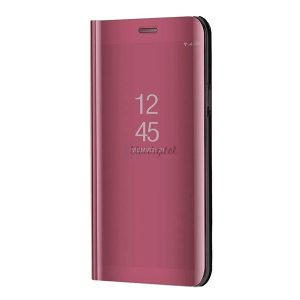 Tok álló (aktív FLIP, oldalra nyíló, asztali tartó funkció, tükrös felület, Mirror View Case) ROZÉARANY Samsung Galaxy S22 Plus 5G (SM-S906)