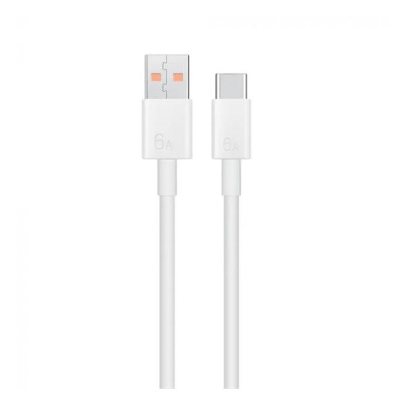 HUAWEI adatkábel (USB - Type-C, 66W, gyorstöltő, 100cm) FEHÉR