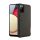 DUX DUCIS FINO szilikon telefonvédő (műanyag belső, közepesen ütésálló, rács minta) SÖTÉTZÖLD Samsung Galaxy A02s (SM-A025F)