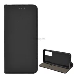   Tok álló, bőr hatású (FLIP, oldalra nyíló, asztali tartó funkció, rombusz minta) FEKETE Vivo X60 Pro