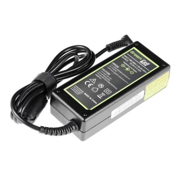 GREEN CELL PRO töltő és AC adapter (19.5V/3.33A, 65W, HP 250 G2 G3 G4 G5 15-R 15-R100NW kompatibilis) FEKETE