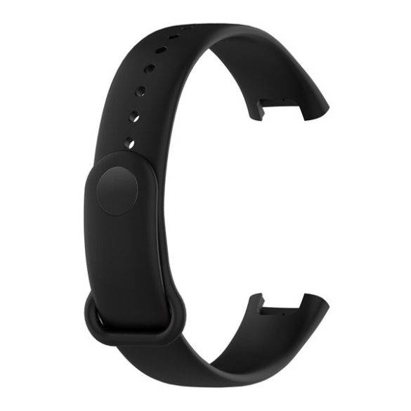 Pótszíj (egyedi méret, szilikon) FEKETE Xiaomi Redmi Smart Band Pro