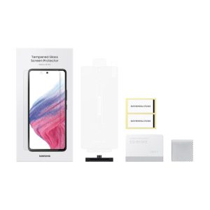 SAMSUNG képernyővédő üveg (karcálló, 0.33mm, 9H, NEM íves) ÁTLÁTSZÓ Samsung Galaxy A53 (SM-A536) 5G