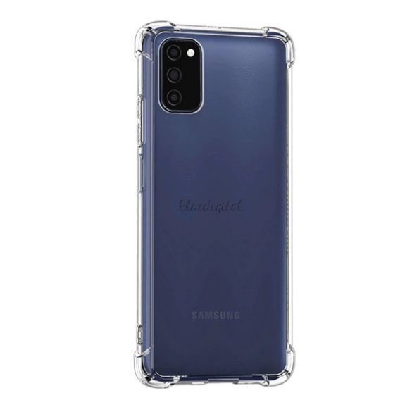 Szilikon telefonvédő (közepesen ütésálló, légpárnás sarok) ÁTLÁTSZÓ Samsung Galaxy A03s (SM-A037F)