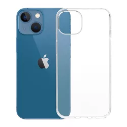   Szilikon telefonvédő (közepesen ütésálló, légpárnás sarok) ÁTLÁTSZÓ Apple iPhone 13