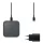 SAMSUNG asztali töltő (15W, gyorstöltő, wireless + hálózati töltő) FEKETE