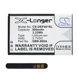   CAMERON SINO Li-Ion akku (3.7V/900mAh, Brondi W11 kompatibilis) FEKETE Doro 1370
