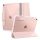 SPIGEN ULTRA HYBRID PRO tok álló, bőr hatású (FLIP, oldalra nyíló, TRIFOLD, asztali tartó, ceruza tartó) ROZÉARANY Apple IPAD Air 11 (2025), IPAD Pro 11 (2022), IPAD Pro 11 (2021)