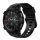 SPIGEN RUGGED ARMOR PRO pótszíj (egyedi méret, szilikon, közepesen ütésálló, állítható + szilikon keret) FEKETE Samsung Galaxy Watch 4 Classic 46 mm (SM-R890)