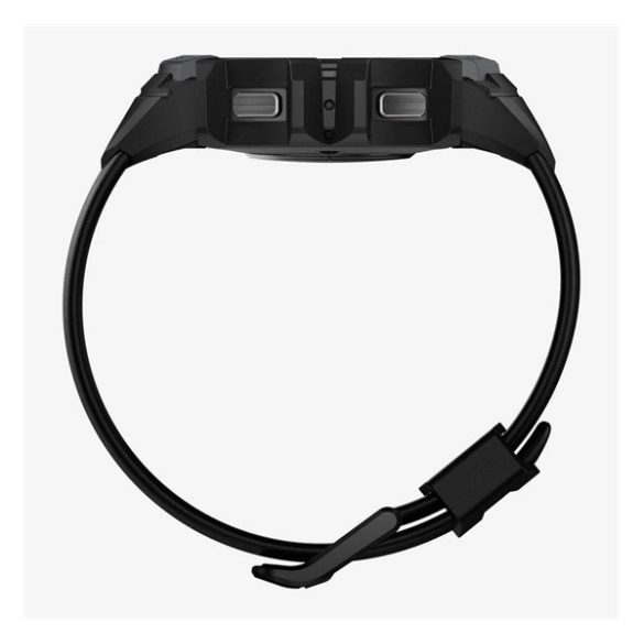 SPIGEN RUGGED ARMOR PRO pótszíj (egyedi méret, szilikon, ütésállóság + szilikon keret) SÖTÉTSZÜRKE Samsung Galaxy Watch 4 40 mm (SM-R860)