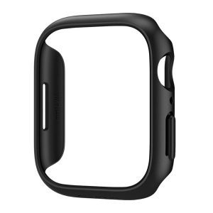 SPIGEN THIN FIT műanyag óra keret (ütésállóság) FEKETE Apple Watch Series 7 41mm