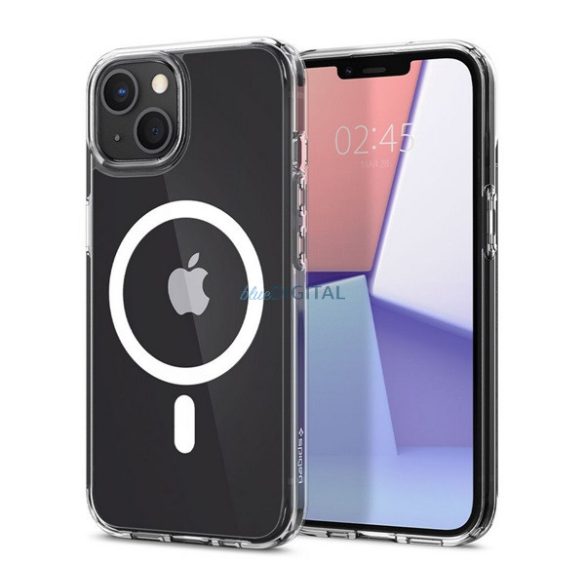 SPIGEN ULTRA HYBRID MAG műanyag telefonvédő (ütésállóság, légpárnás keret, MagSafe) FEHÉR Apple iPhone 13 mini