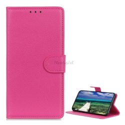   Tok álló, bőr hatású (FLIP, oldalra nyíló, asztali tartó funkció, prémium) RÓZSASZÍN Motorola Moto G22 (XT2231), Motorola Moto E32s (XT2229), Motorola Moto E32 (XT2227)