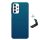 NILLKIN SUPER FROSTED műanyag telefonvédő (gumírozott, érdes felület + asztali tartó) SÖTÉTKÉK Samsung Galaxy A33 5G (SM-A336)
