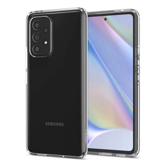 SPIGEN LIQUID CRYSTAL szilikon telefonvédő (közepesen ütésálló, légpárnás sarok) ÁTLÁTSZÓ Samsung Galaxy A53 (SM-A536) 5G