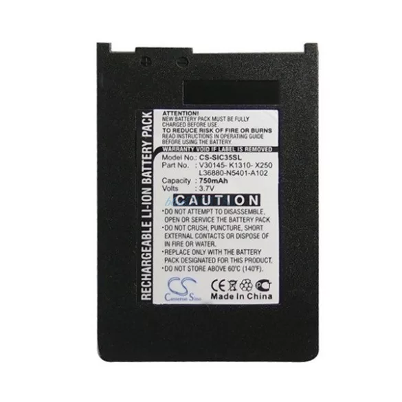 CAMERON SINO Li-Ion akku (3.7V/750mAh, Siemens L36880-N5401-A102 kompatibilis) Siemens S35, M35, C35 