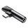 BASEUS audió adapter (3.5mm jack+Type-C aljzat - Type-C) FEKETE BASEUS audió adapter (3.5mm jack+Type-C aljzat - Type-C) FEKETE