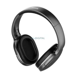   BASEUS ENCOK D02 PRO bluetooth fejhallgató SZTEREO (v5.0, mikrofon, zajszűrő, összehajtható + 3.5mm jack kábel) FEKETE