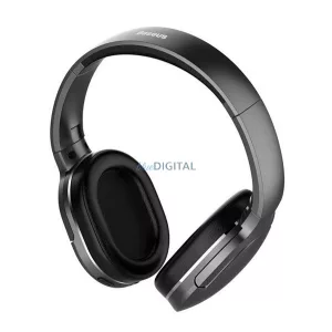 BASEUS ENCOK D02 PRO bluetooth fejhallgató SZTEREO (v5.0, mikrofon, zajszűrő, összehajtható + 3.5mm jack kábel) FEKETE