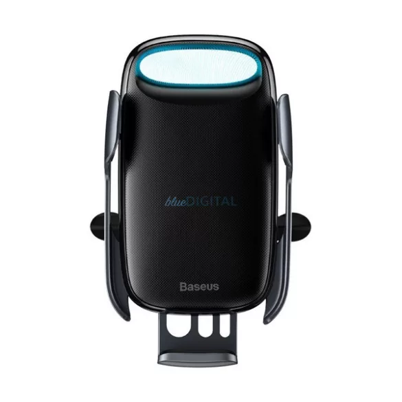 BASEUS MILKY WAY autós tartó (szellőzőre, gravitációs, 15W, wireless, LED jelzés) FEKETE