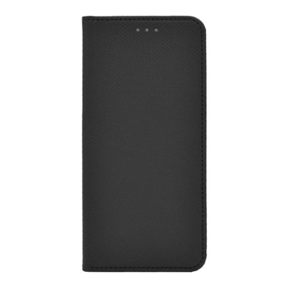Tok álló, bőr hatású (FLIP, oldalra nyíló, asztali tartó funkció, rombusz minta) FEKETE Samsung Galaxy M53 (SM-M536)