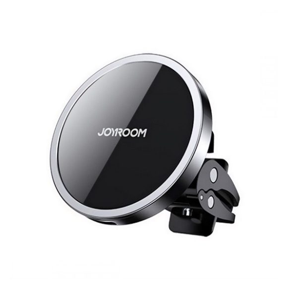 JOYROOM autós tartó (szellőzőre, 360°, 15W, MagSafe) FEKETE 